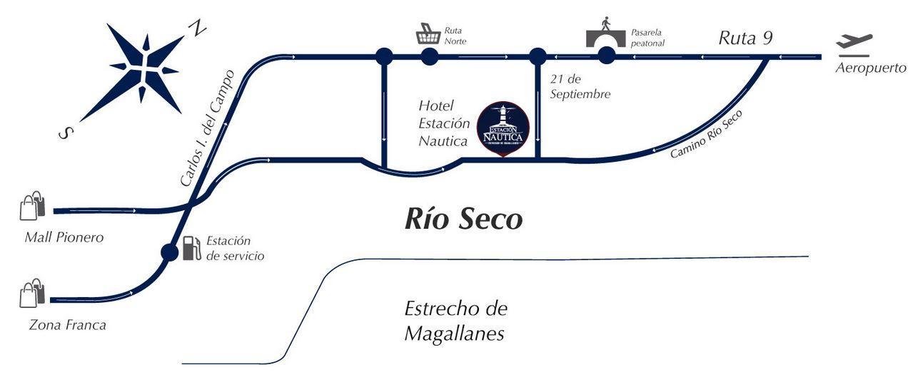 Hotel Estacion Nautica - Aeropuerto Punta Arenas Dış mekan fotoğraf